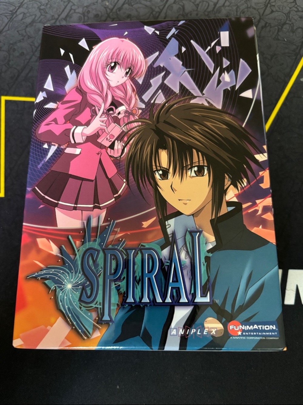 Spiral Anime DVD Box - Pink & Teal Artwork